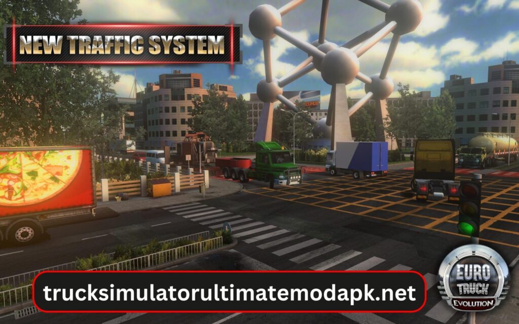 Gameplay with Euro Truck Simulator MOD APK